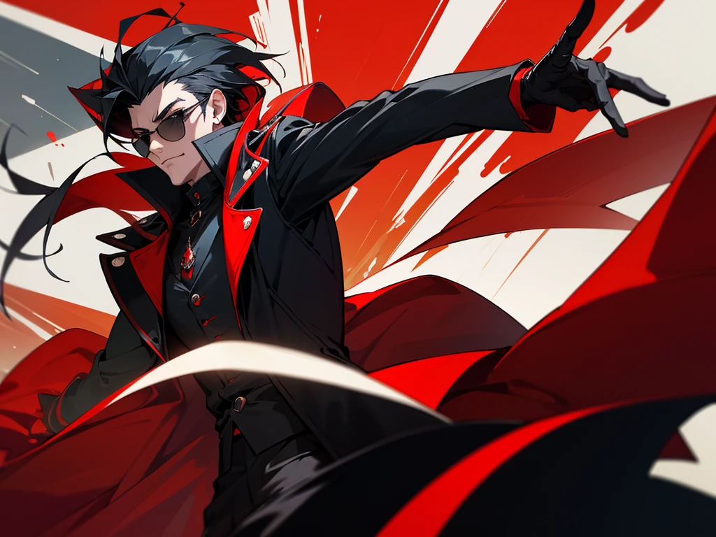 Background wolf fangs and blood bloodstains black color