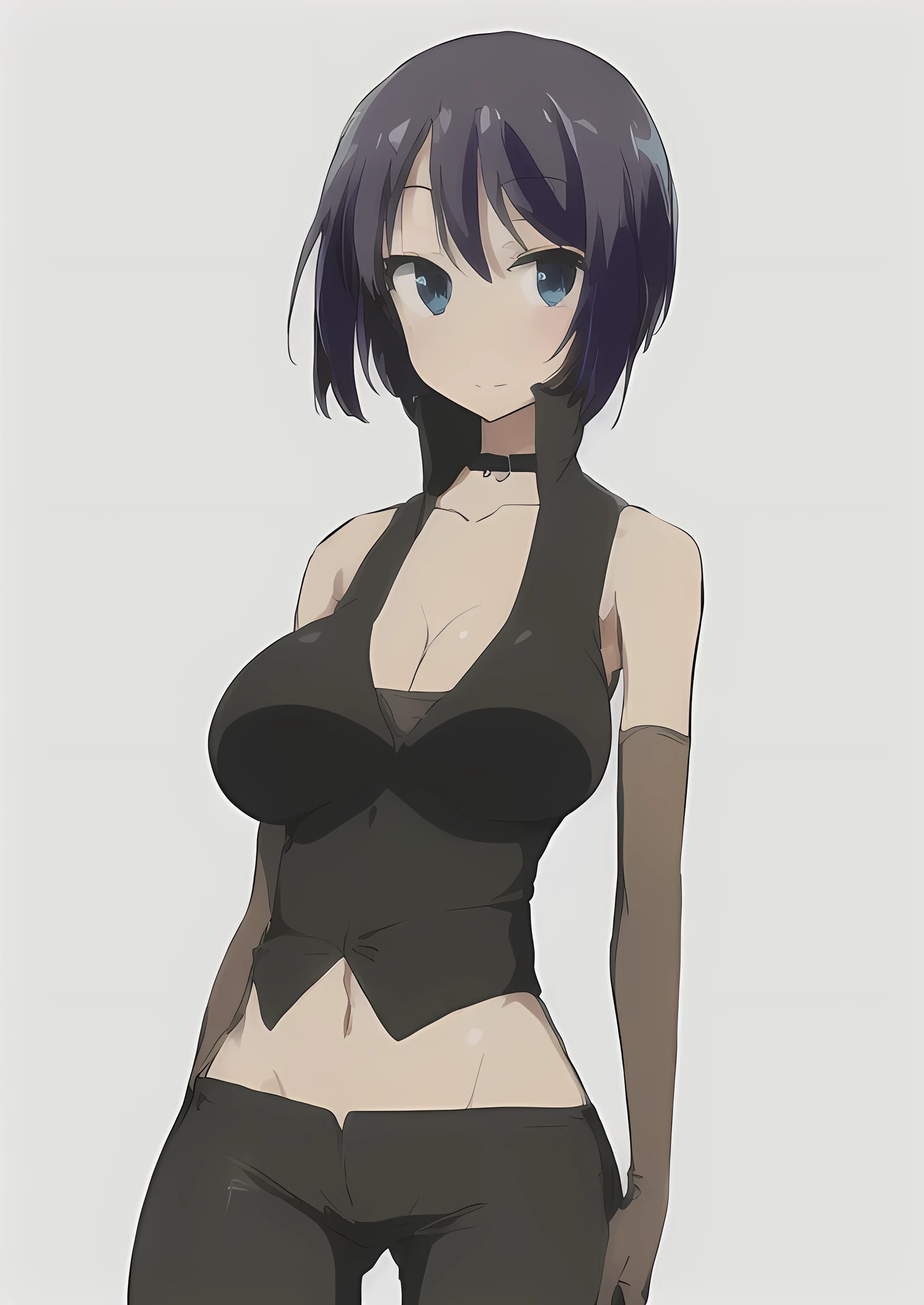 standing, fullbody, toe,bell-bottoms,anime