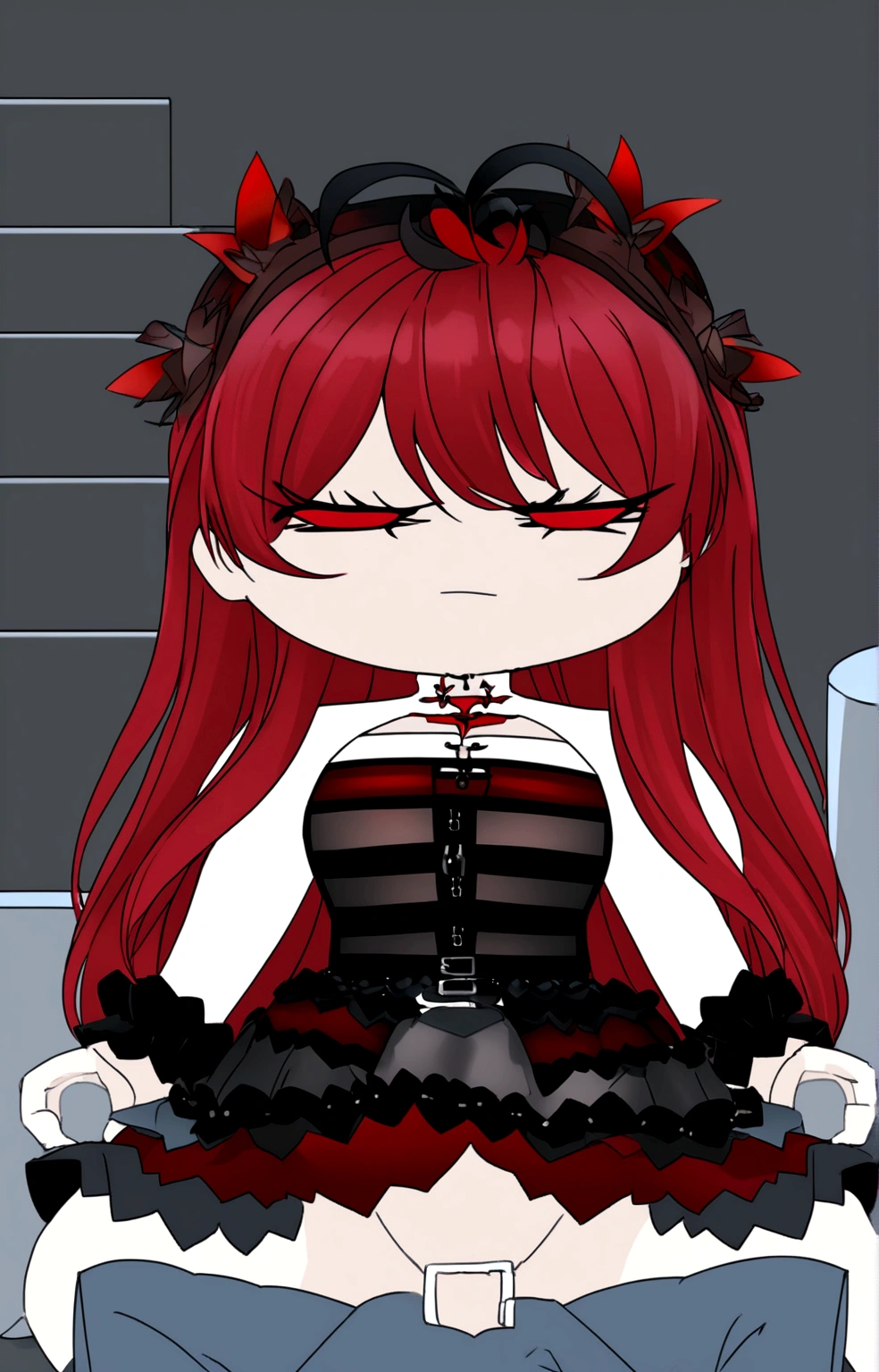 Make this image to be a quality and sex profile photo