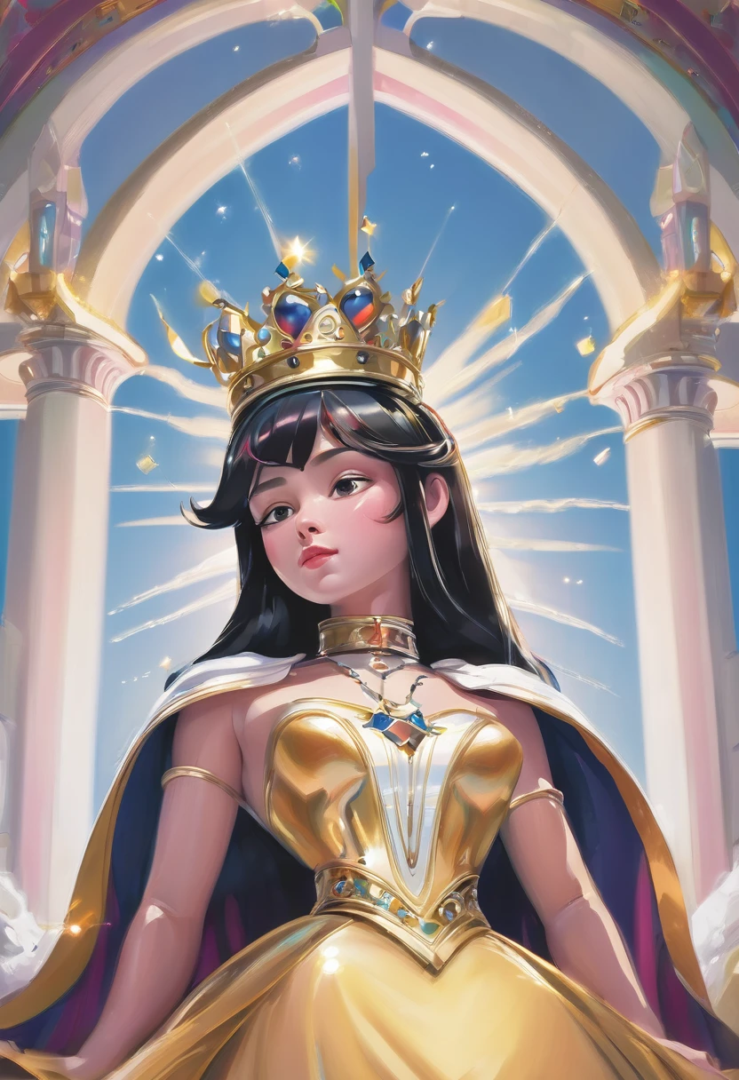 Divine, Low Angle Shot, Film, Crown, Chapel, Queen Coronation, CG Illustration