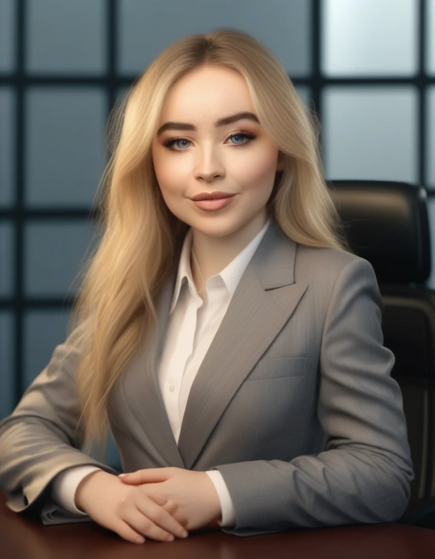 SabrinaCarpenter,High Quality, Intricately Detailed, Hyper-Realistic woman Lawyer Portrait Photography, Volumetric Lighting, Full Character, 4k