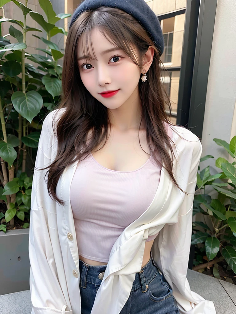 ((best quality)), ((masterpiece)), (detailed), 
17 yeas old girl, extremely beauty, very cute and charming,,white skin, bright blue eyes, short body, finest detail face, slim waist, small face, long black hair showing an ear, bang hair , huge breats, huge full boobies, big and tight ass, small lips, pink lips, use nature makeup, wearing tight tank crop top and, Short Low Waist Sexy Micro Hot Pants Jeans Ripped, wearing big rounded glasses, pink hat, look at camera, caught in the rain , clothes and skin  wet, i can see her cleavage and nipples, Sitting on leg pose,  lovely smile, full body, vivid and sharp color , put hand pilled up, 
street view , evening, sunset

