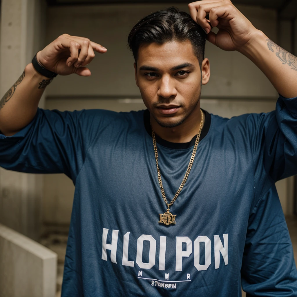 handsome man ,hip hop