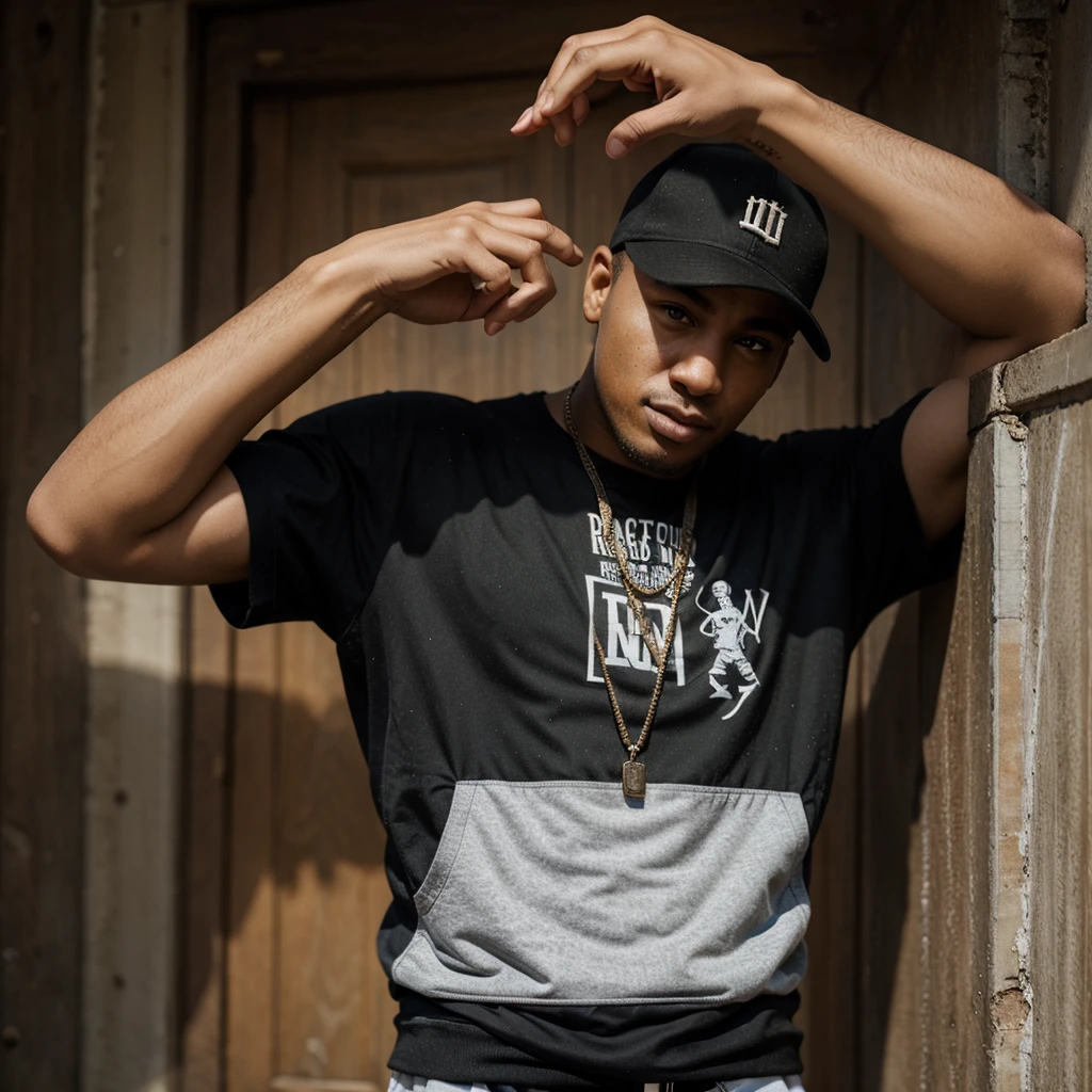 handsome man ,hip hop