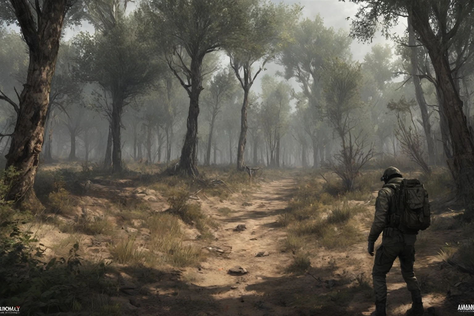 stalker game, anomaly in the dry forest