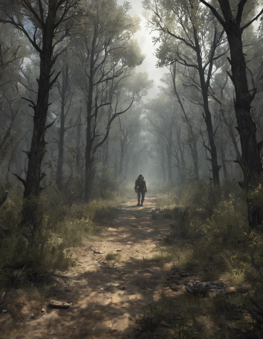 stalker game, anomaly in the dry forest