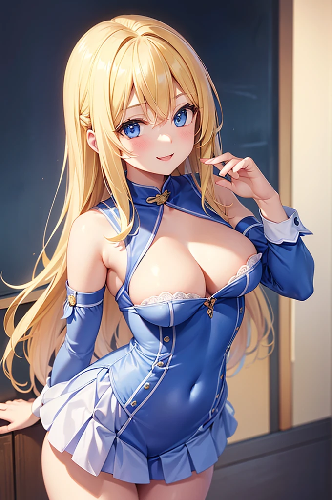Very detailed, Absurd, Ultra-high resolution, Super detailed, Highest quality,
One girl, alone, Nice hands, Perfect hands,
( Wear plain clothes)
happy smile, smile, Open your mouth, Are standing,
From above,
Seductive pose, Cowboy Shot,
slender, cute, Perfectly symmetrical face, 超cute girl, 超cute face, Very detailed目, Super detailedな髪, 超cute, Super beautiful,
medium breasts,
(Blonde medium hair, blue eyes), Hair between the eyes,nsfw