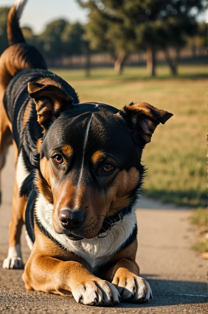 a dog