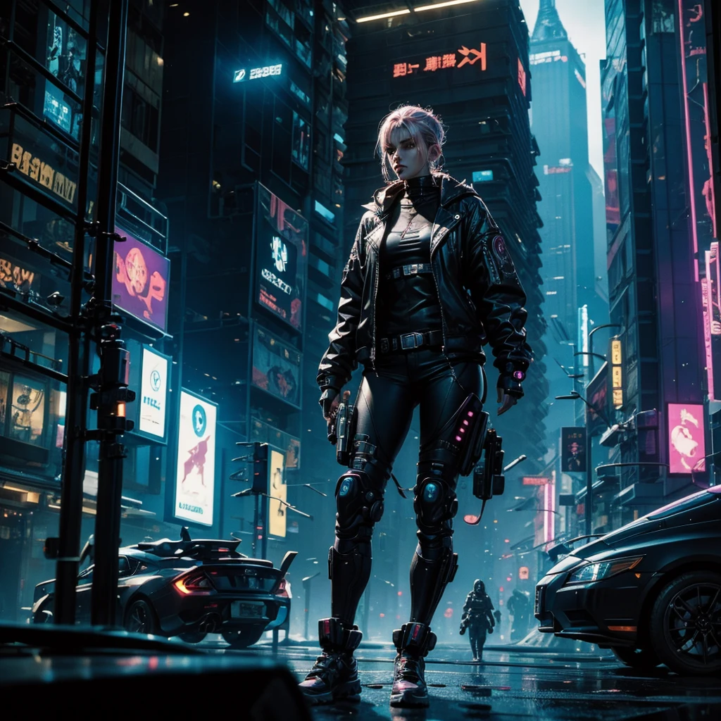 Cyberpunk fantasy universe outfit 