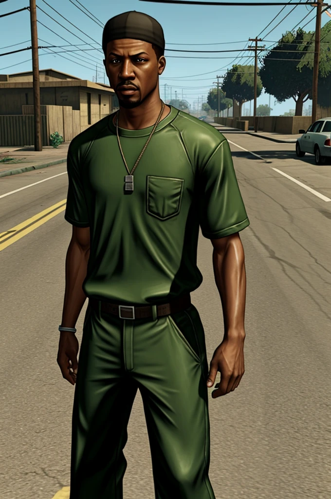 Cj in GTA San Andreas