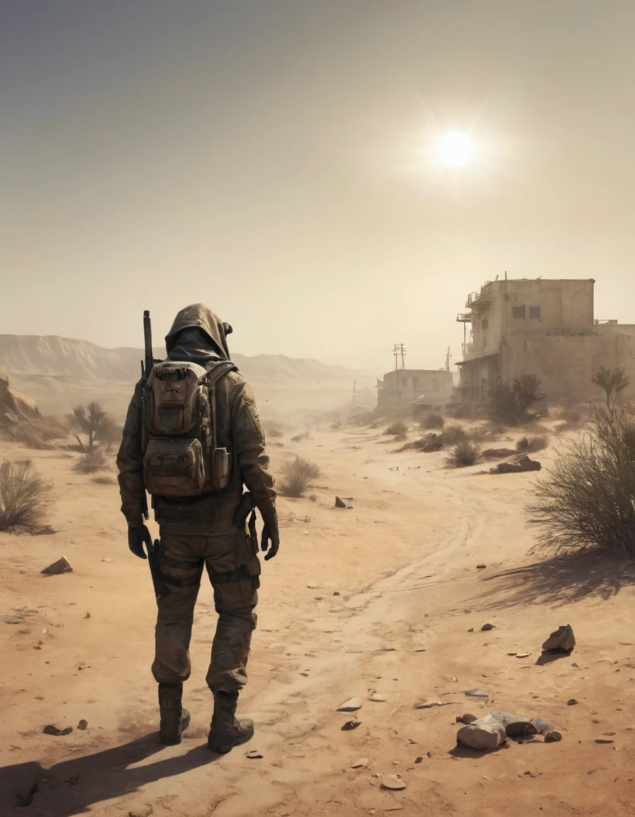 stalker game, anomaly in the dry desert