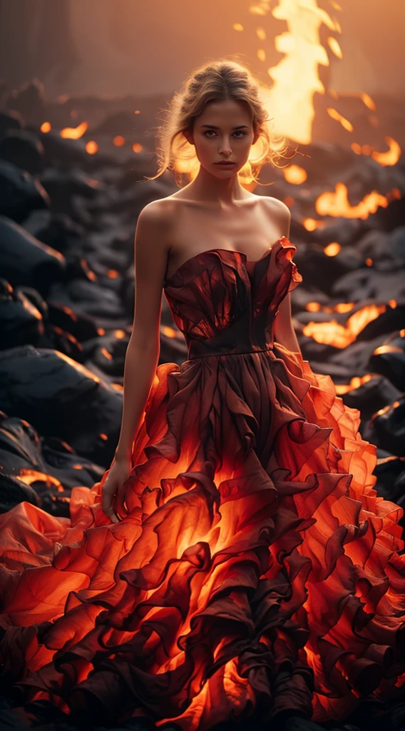 1 Girl,Fireproof Dress,enough,