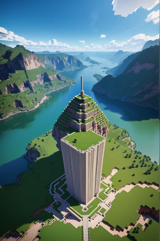 Make a Minecraft image with details and high quality from nhetder