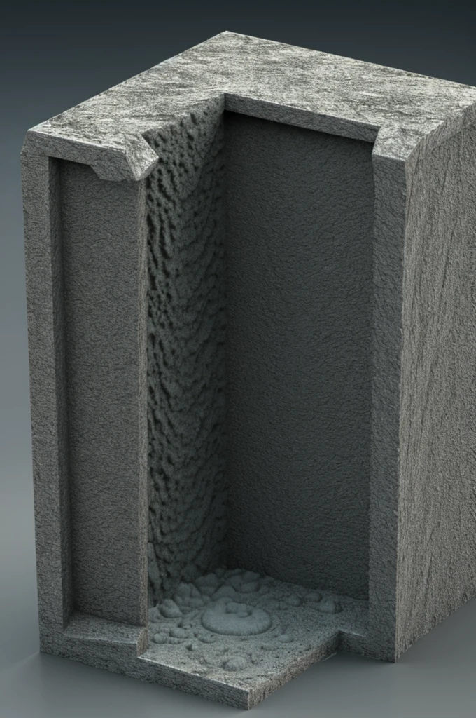 Mold mold to realize the fury of intensely in 3d