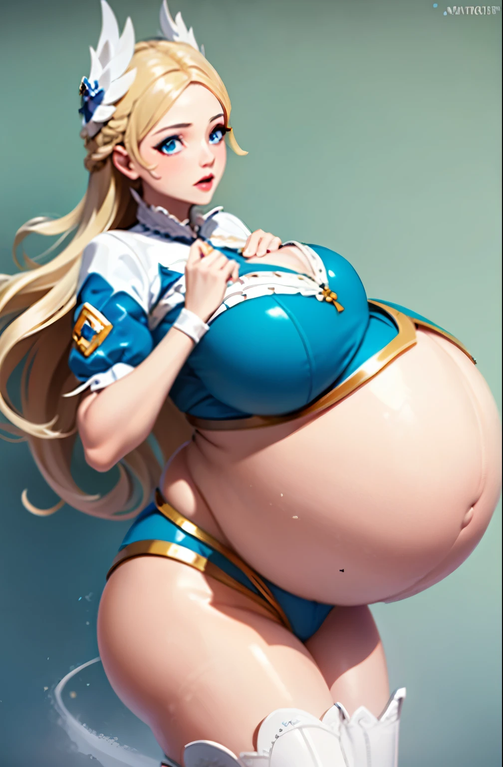 Old gold hair,Big Bump pregnant , Big , nipple, cum,16 yl, Big pregnant Belly, Big Pregnant girl, Largest Belly of Pregnant, Huge Pregnancy Belly, blue eyes, huge 9 months Pregnancy Belly, Odette from Mobile Legends Bang Bang