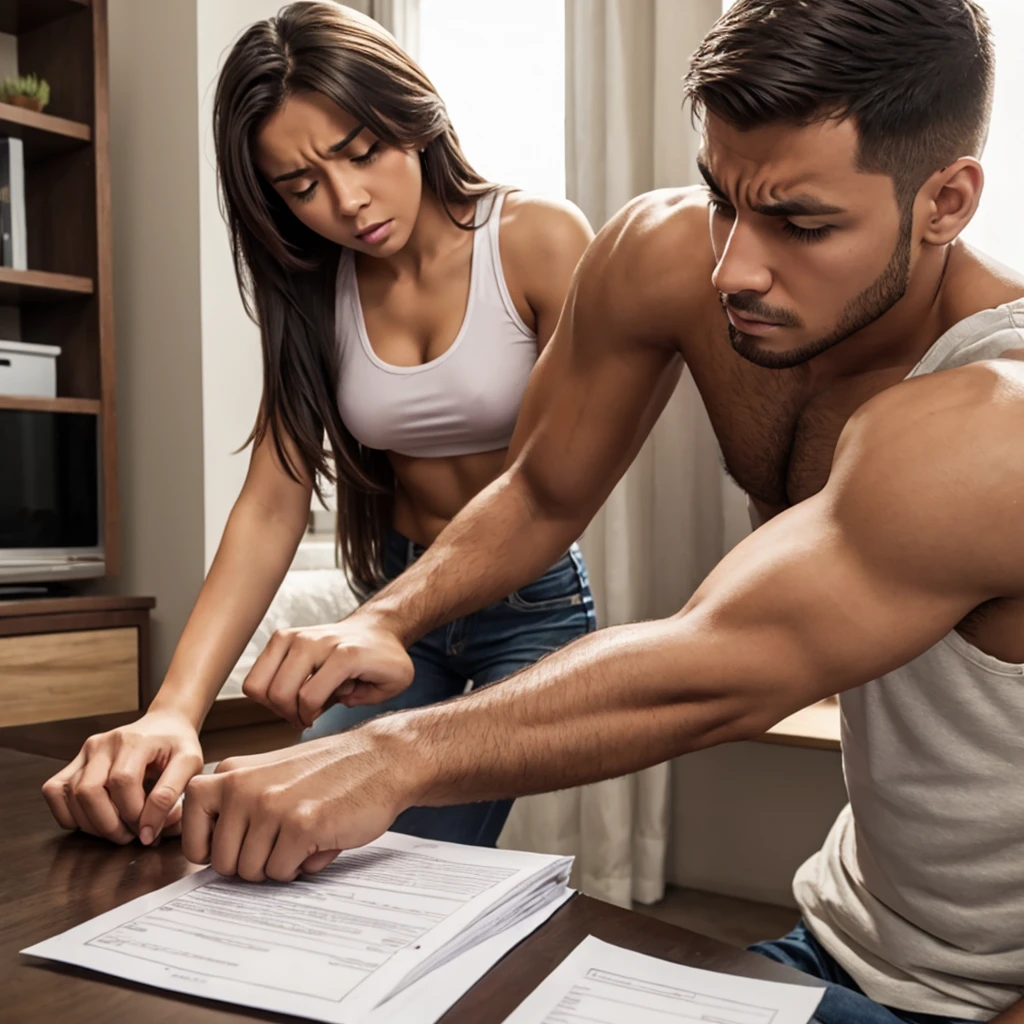 male woman Cheating anger