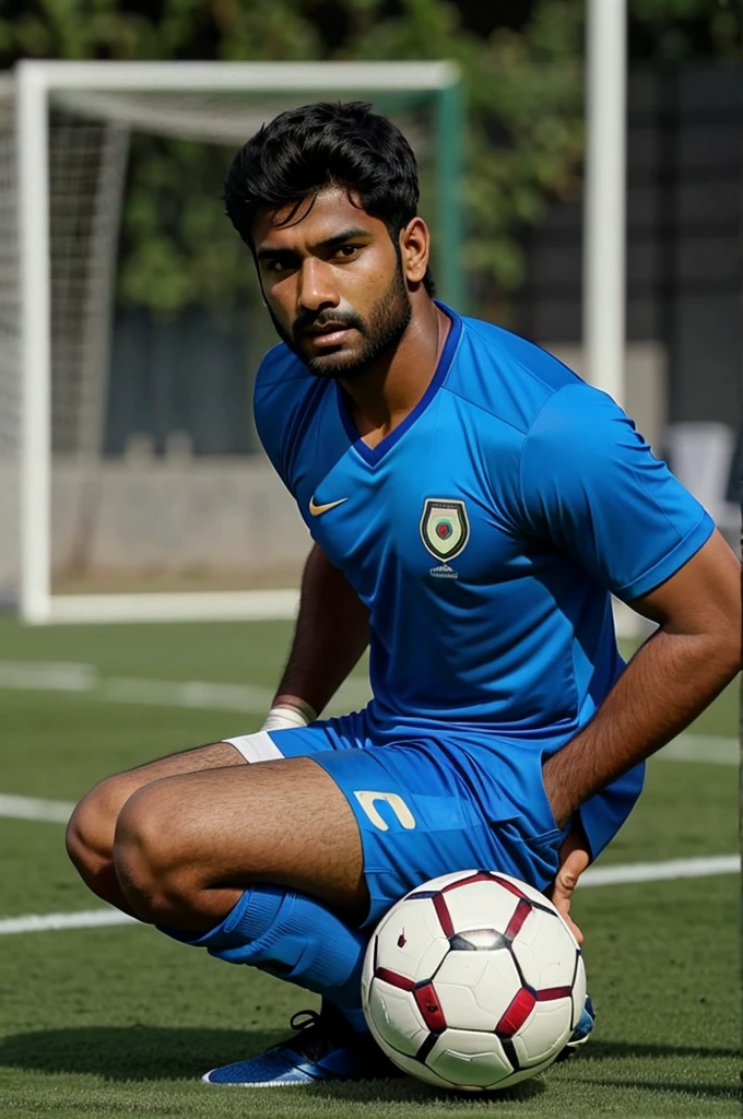 Average Indian football player 