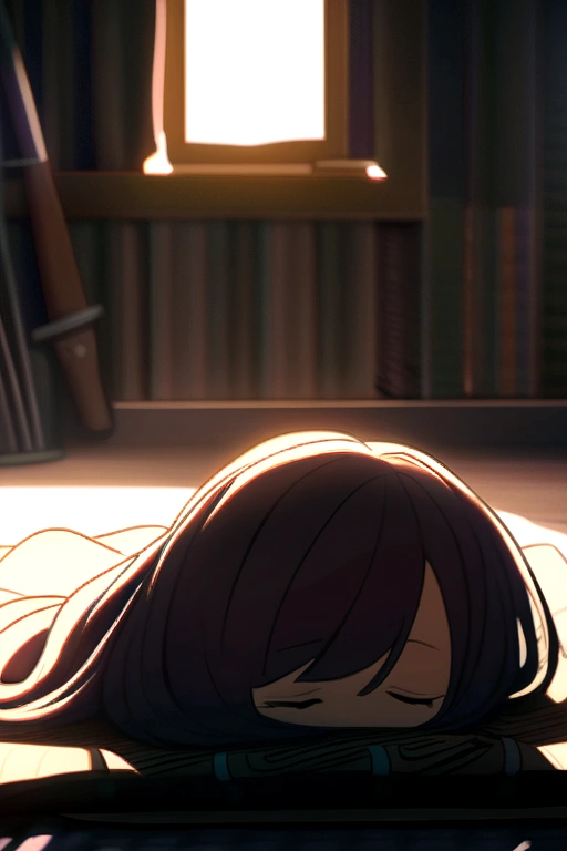 resting on the mat