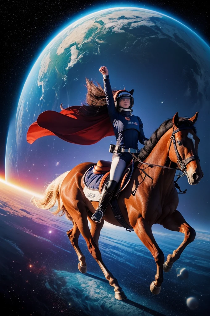 Super horse in space