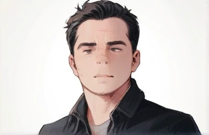Hypeirealistic 3D Cartoon style character with big head.