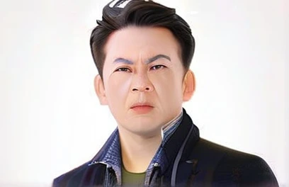 Hypeirealistic 3D Cartoon style character with big head.
