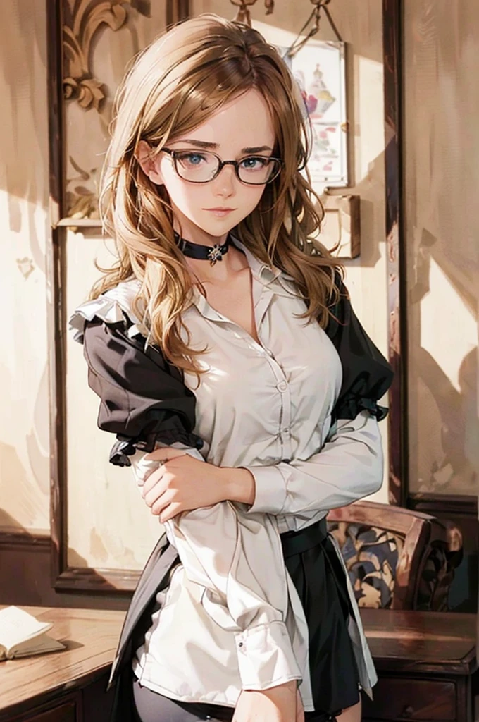 Masterpiece, 最high quality, high quality, High resolution, high quality texture, high quality shadows, High resolution, Beautiful details, Detailed CG, Detailed Texture, Realistic representation of face, Realistic, colorful, delicate, Cinematic Light, Side light, Lens flare, Ray Tracing, sharp concentrated, (1 Girl,concentrated:1.3), ( Intricate details, compensate, PureErosFaceV1:0.5), (細部まで美しいdelicateな顔, 緻密で美しいdelicateな瞳, Perfect Facial Proportions, Dense skin, Optimal ratio of four fingers to one thumb,Unified 8k wallpaper, Arms under chest, Modest chest, Wide Hips, Smooth upper abdomen, 35 years old, blue eyes, glasses, air fortress hair, blonde hair, house wife, the gaze of true love, lips of temptation, A look full of compassion ,a smile full of love, i love you, Acting lovey-dovey, I love you so much I'm crazy,
cabin attendant uniform,white blouse,tight fitting black skirt,black stockings, excellent secretary ,working as a secretary, wooden desk, wooden chair