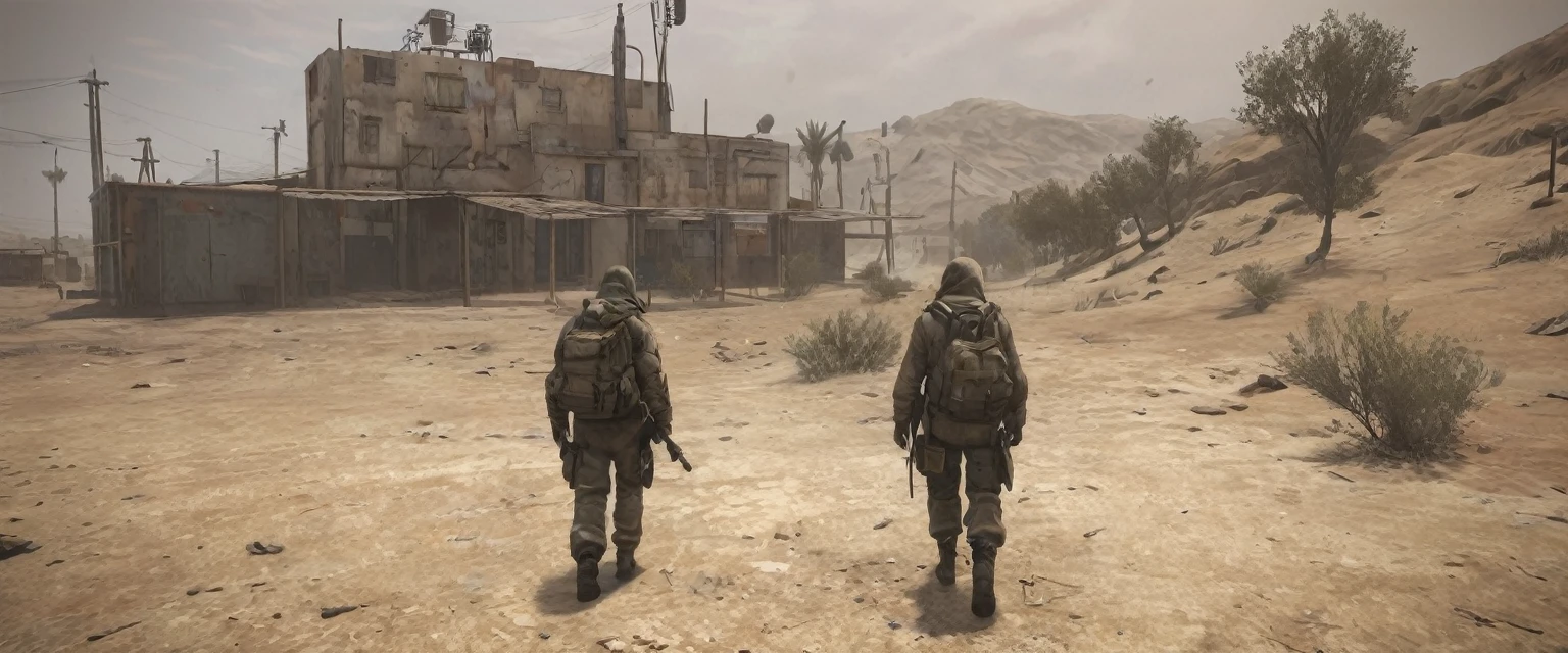 stalker game, anomaly in the dry desert