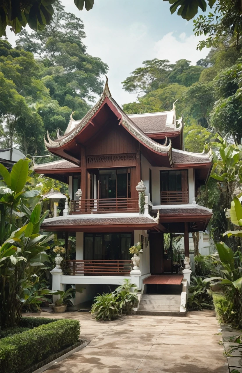 Thai style Beautiful modern rock