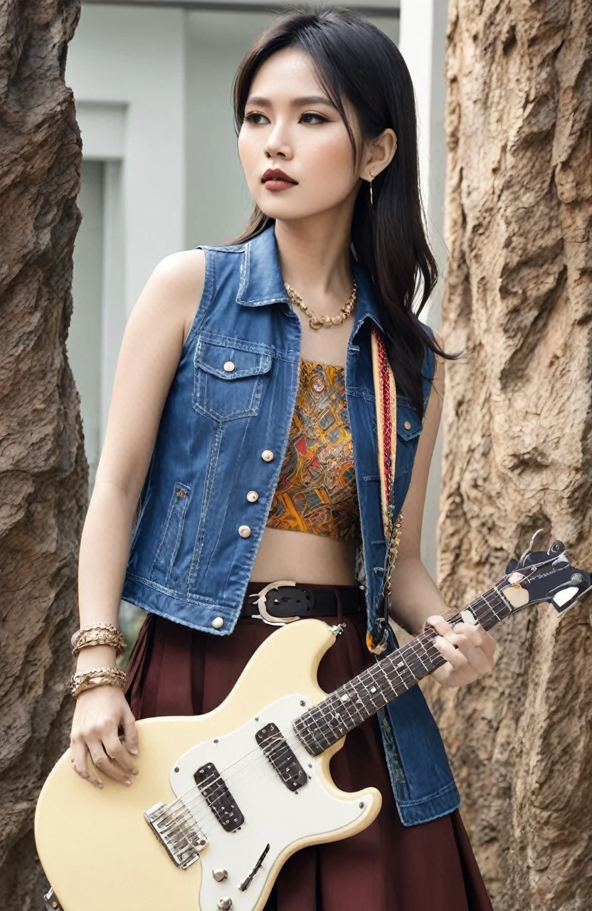 Thai style Beautiful modern rock