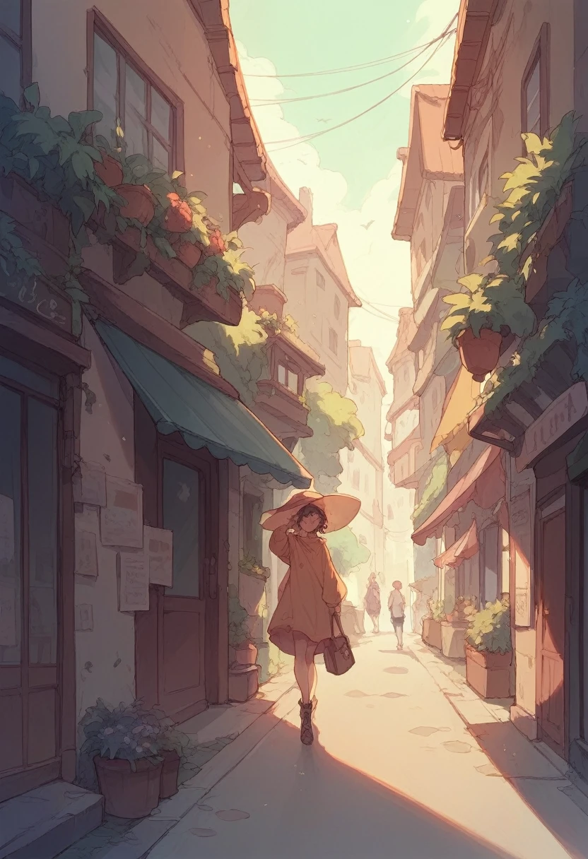 Beautiful girl on the street