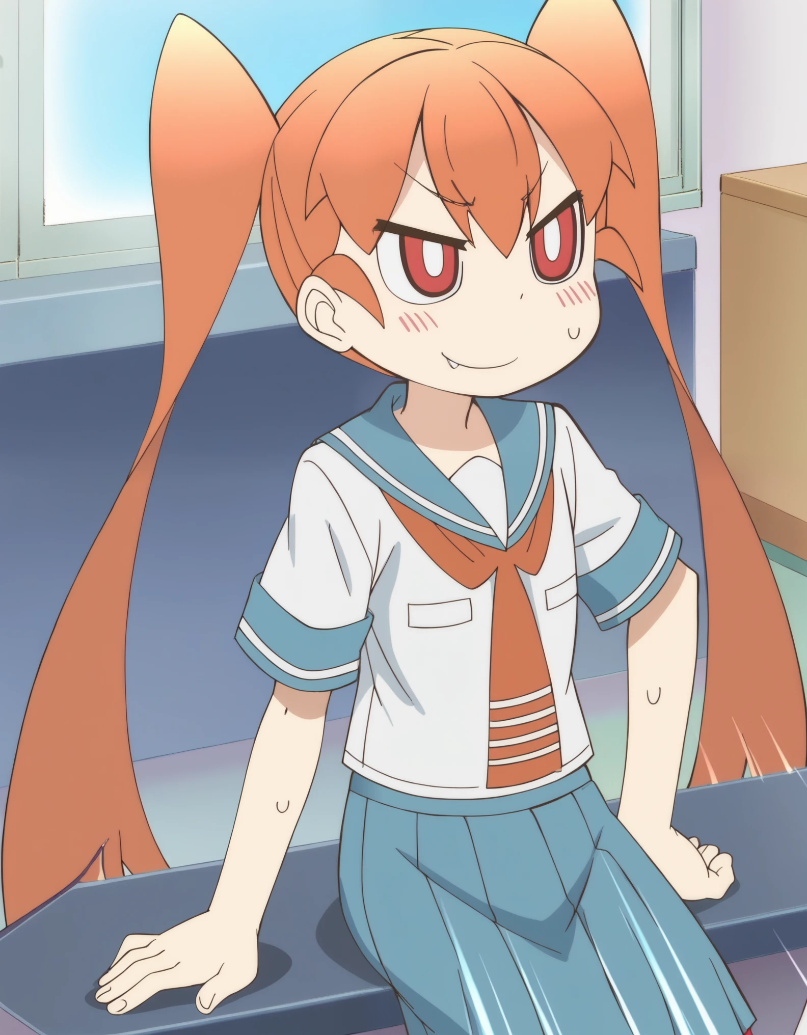 rating_explicit, anime screencap, ueno, , skirt