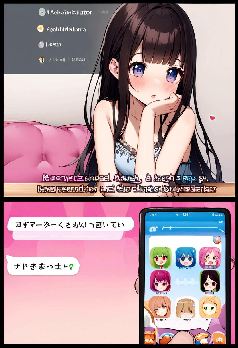Sam, a high school coding whiz, accidentally downloads a "friendship simulator" app. (Text overlay: App malfunction!)