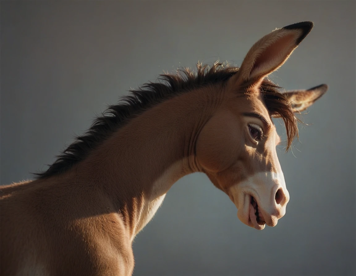 woman turns into a donkey