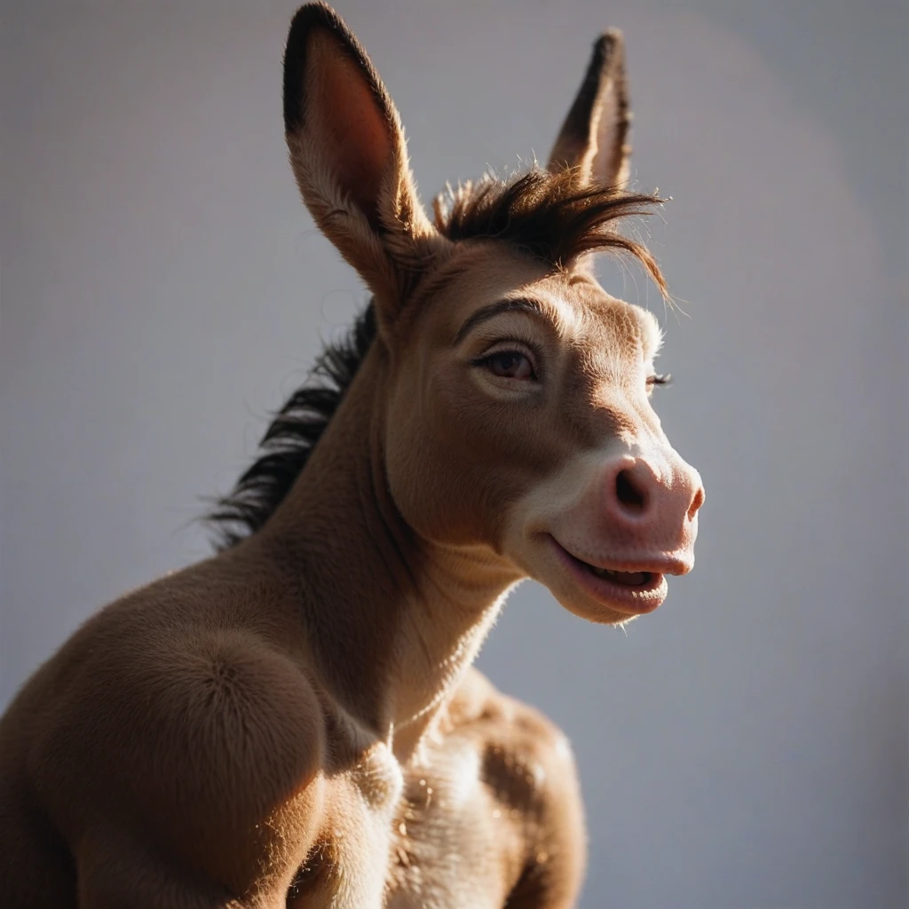 woman turns into a donkey