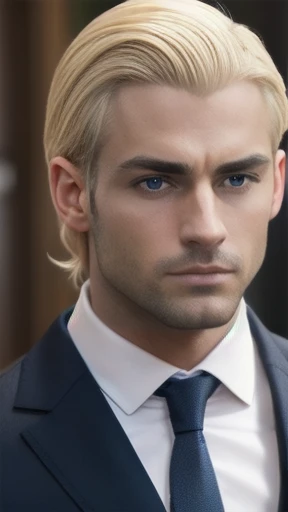 Men jew, blonde focus in face