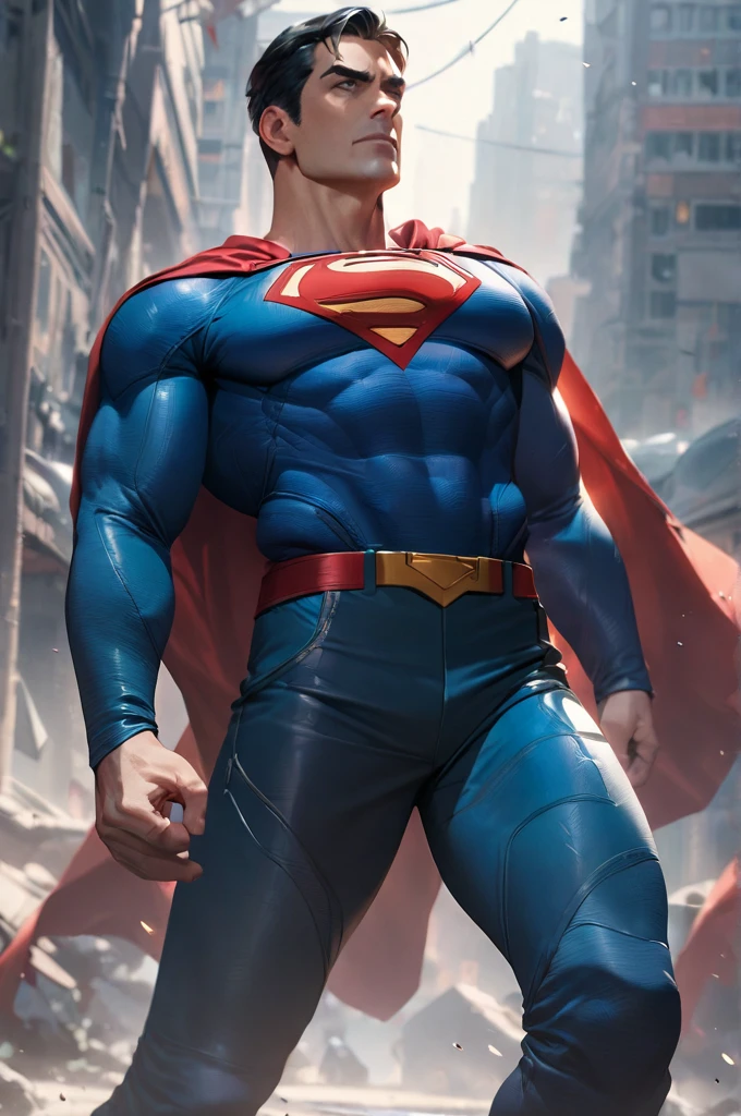 ((Best quality)), ((masterpiece)), (detailed), superman