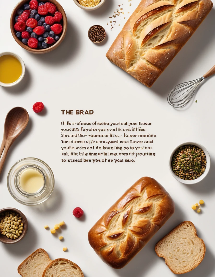 Show the brand logo and a final message.
Text on screen: "The Bread of Your Life - Flavor that unites"
