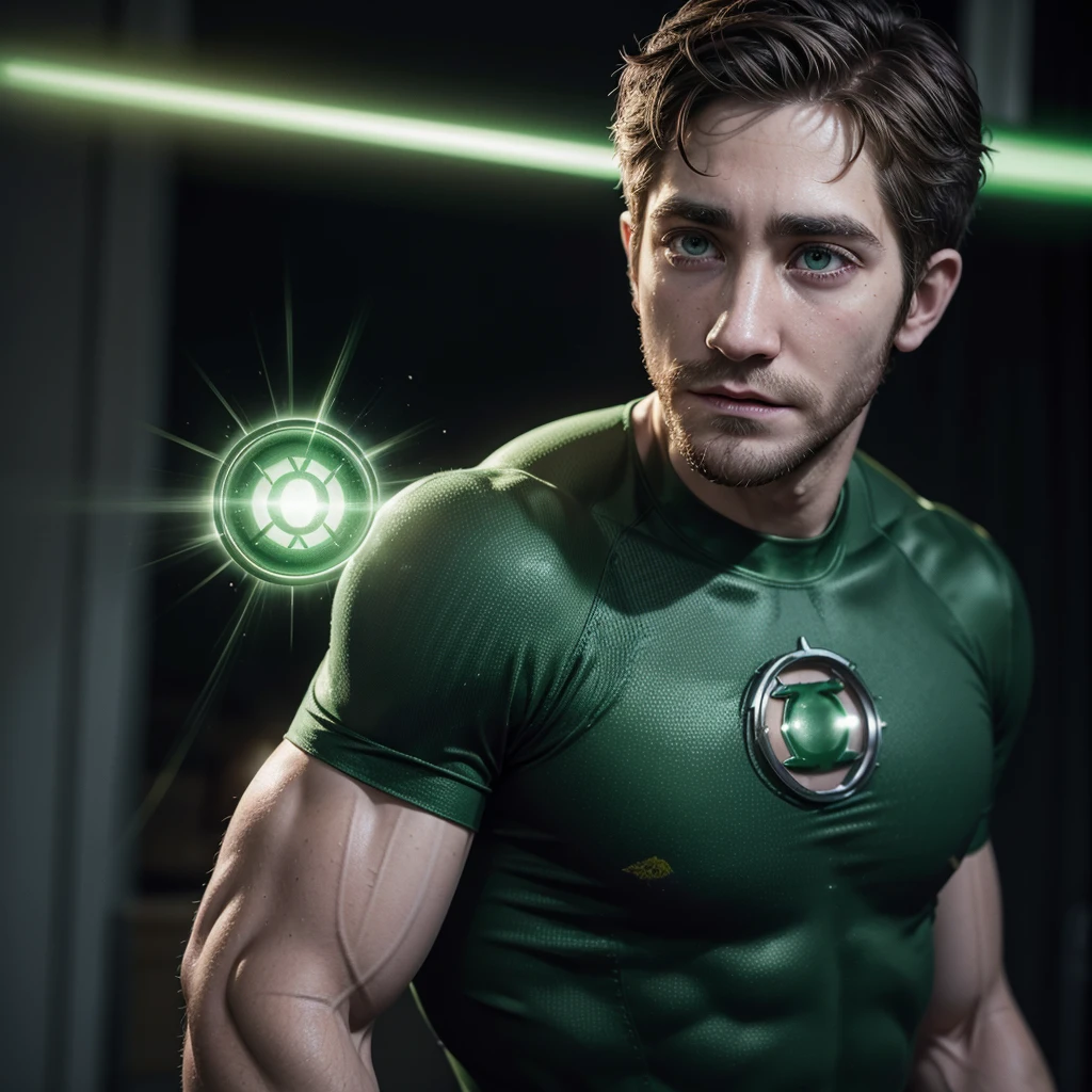 I created Perfect Jake Gyllenhaal as Green Lantern