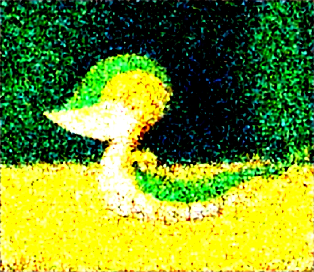 Snivy in a flower field, good lighting, side view, frown, defined tail, pointed snout, beautiful eyes, ancesra art style