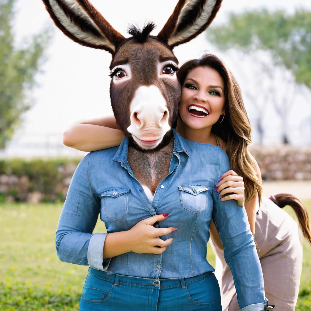 woman turns into a donkey