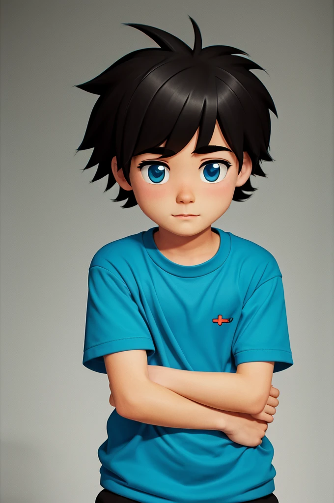 Hd cartoon lonely feel boy