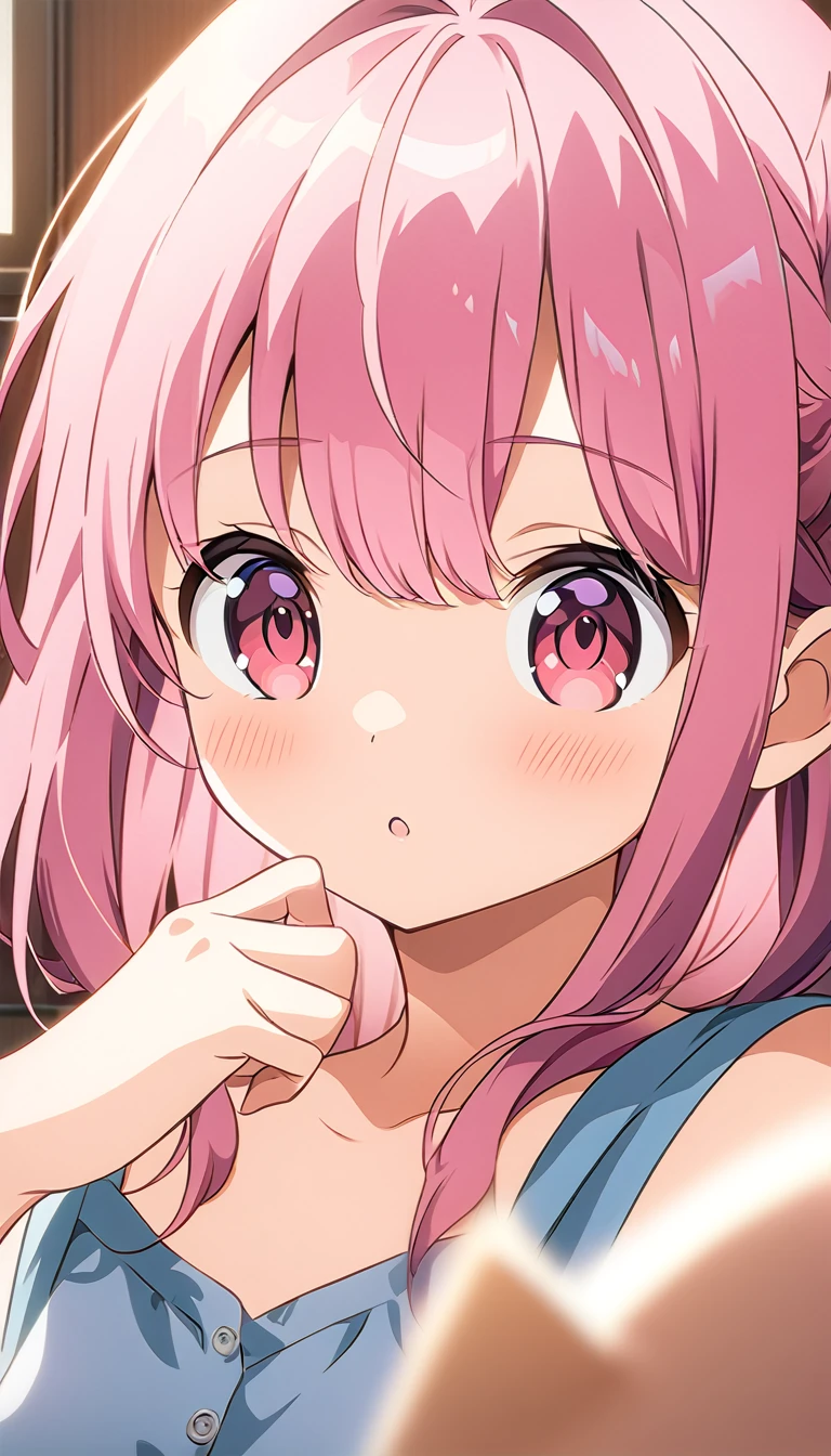 (masterpiece, Highest_quality), Very familiar with CG Unity 8K Wallpaper, wonderful_OK_shape, Break 1 Girl, Small breasts, (Glamorous look), Red eyes, Anime Style 4k, Beautiful anime portraits, Anime Moe Art Style, anime art wallpaper 4k, High quality anime art style, Anime style portrait, Familiar with digital animation art, Anime Art Wallpapers 8K, Cute Anime Girl Portrait,, sunlight, whole body, Breaking Depth of Field, Perfect hands, nice refer tos, 5_refer to, 4_refer to,1_親refer to,