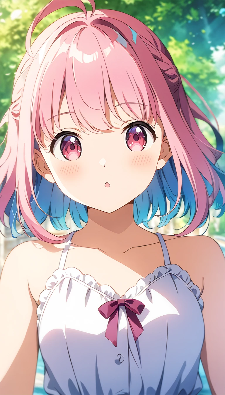 (masterpiece, Highest_quality), Very familiar with CG Unity 8K Wallpaper, wonderful_OK_shape, Break 1 Girl, Small breasts, (Glamorous look), Red eyes, Anime Style 4k, Beautiful anime portraits, Anime Moe Art Style, anime art wallpaper 4k, High quality anime art style, Anime style portrait, Familiar with digital animation art, Anime Art Wallpapers 8K, Cute Anime Girl Portrait,, sunlight, whole body, Breaking Depth of Field, Perfect hands, nice refer tos, 5_refer to, 4_refer to,1_親refer to,