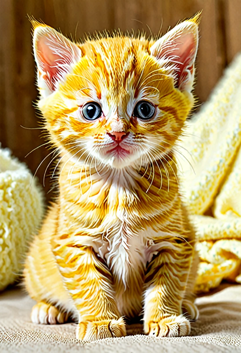 Yellow baby cat 