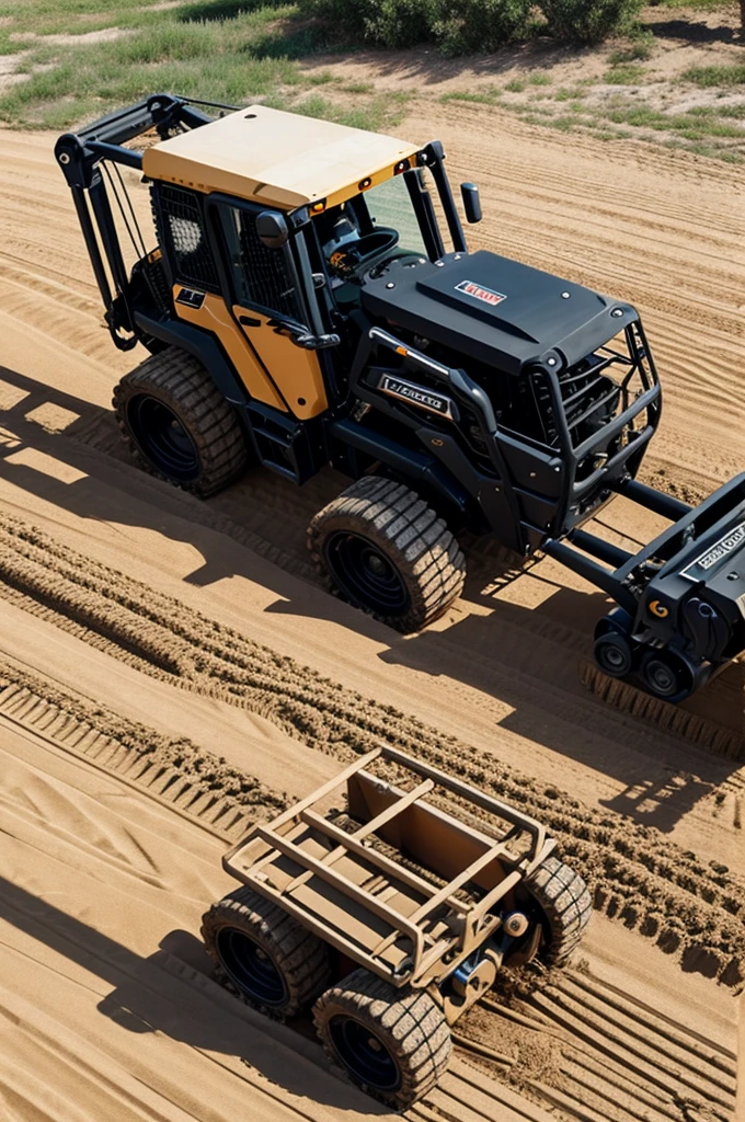 Matures with a skid steer