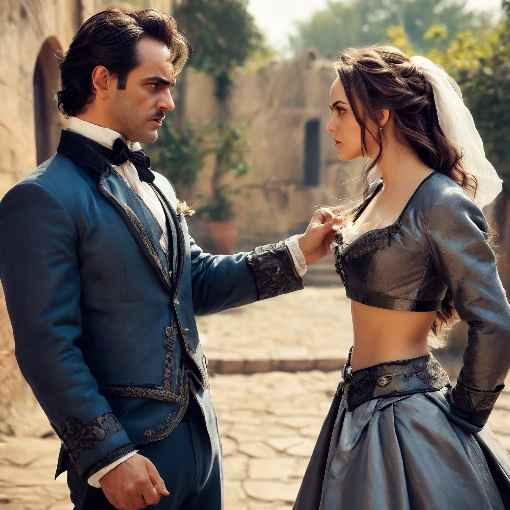 Men and women Cheating quarrel quarrel fight Clothing