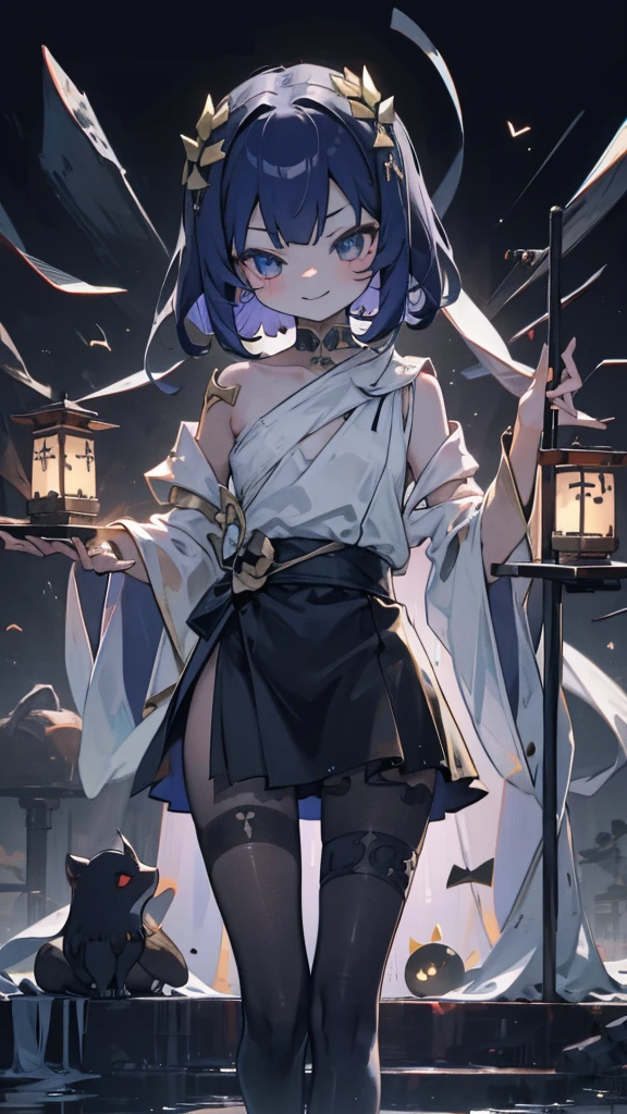 Big ass loli，白丝Tights，Pluto，Hades，Spooky style，Dark style，Dark Style，Netherworld Theme，Death Theme，白丝Tights小萝莉，白丝Tights，希腊风格robe，白丝Tights，Big Ass，Smile，Close-up above the waist，Close-up above the waist，robe，希腊robe，Robe hem，Robe hem，thigh，肉感thigh，Hades background，Background of the Underworld，Dark Background，cute， girl，cute，cute，Front view lens，Front view，角色Front view，Skeleton，Skeleton，throne，Smile，Smirk，白丝Tights，Tights，白丝Tights，肥厚thigh，肉感thigh，thigh，thigh，cute，白丝Tights