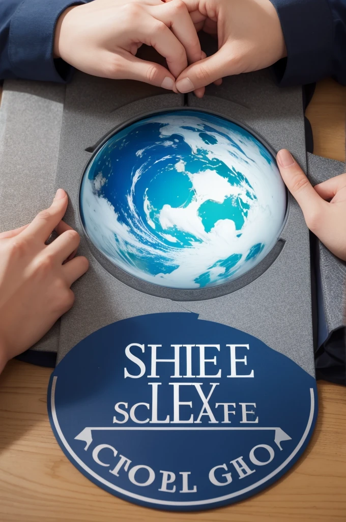 create a logo for my school brag where there is a little world a LOGO
