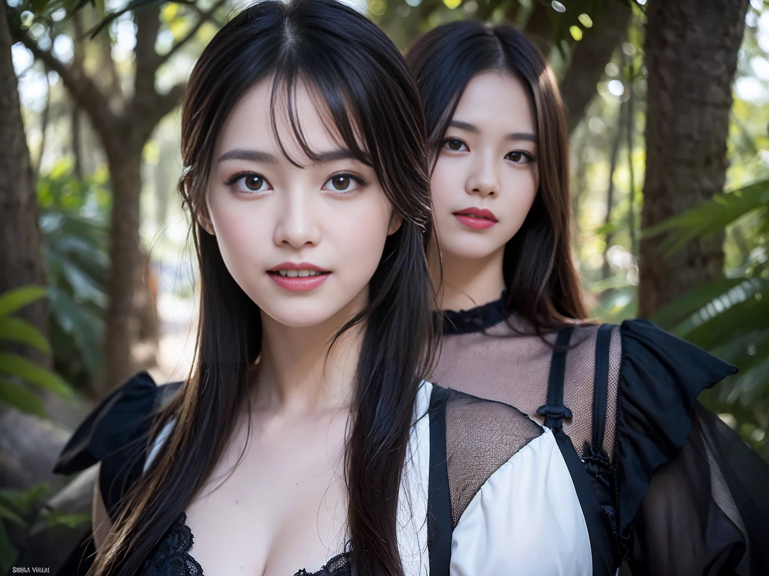 8K, Ultra-high resolution, Highest quality, masterpiece, 三分割法によるphotograph,Surreal, photograph, 1 Girl, (16 years old:1.3), pretty girl, Cute face, Beautiful eyes in every detail, 細かくdetailedに,masterpiece,One Girl:1.2, Japan Female Announcer,cowboy shot,from below,Fearful expression,Black Hair,Messy hair,middle ages, witch,I don't wear a hat,Realistic Skin, Perfect and beautiful face ,完璧でCute face, Skin with attention to detail, Perfect limbs、Narrow waist、Thin legs),Looking at the audience、beauty,Long neck、(((Ideal body type))),A cup small breasts :2,Portraiture:2,Perfect Anatomy,鮮明なdetailed,detailed,Surreal,Light and shadow,darkness