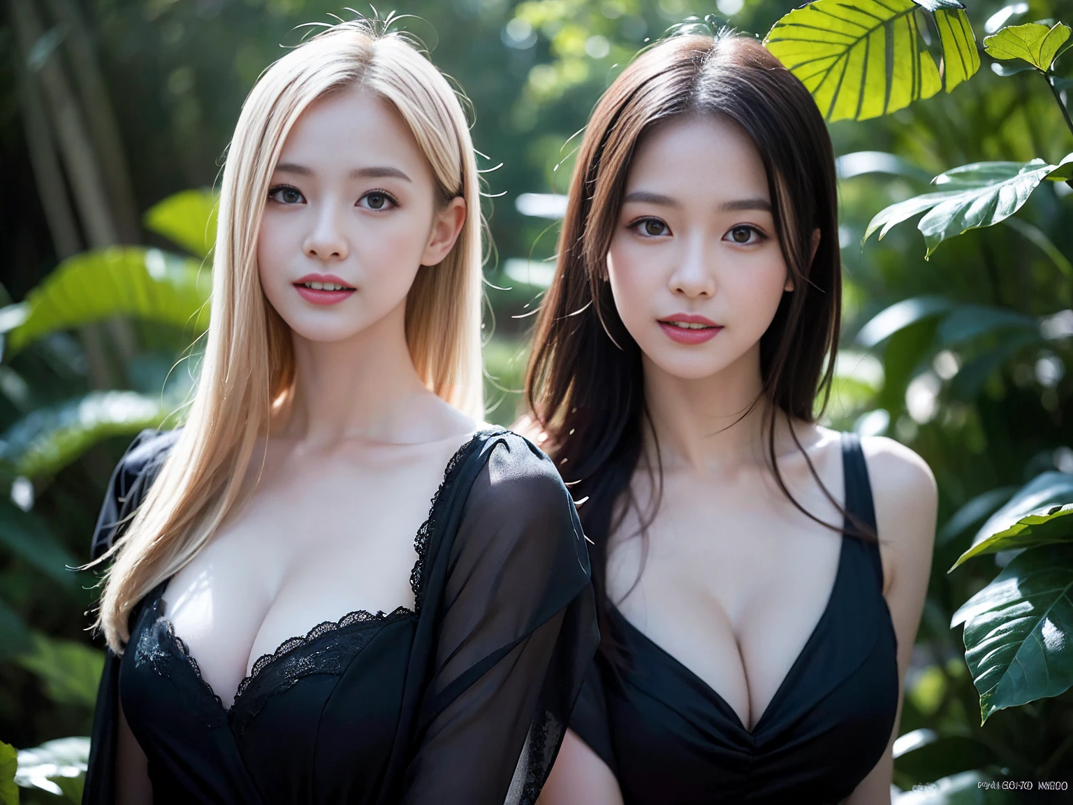(Award-winning masterpiece:1.5), (incredible detail), (hyper realistic:1.4), (whole body:1.7), (wild warrior princess with a spear), (surrounded by jungle foliage), (detailed warrior attire), (fierce and focused), (dramatic lighting), (intricate details:1.1), female sexy vampire|albino, pale porcelain skin, sexy vintage black dress, smile, shallow depth of field, grin|creepy, nightfall, detailed face, night, wide hips, narrow waist, portrait of woman standing, detailed eyes, portrait of woman standing, 8k RAW photo, highest quality, looking at the viewer, best shadow, intricate details, long hair, bright eyes, forest, grave, gothic, goth detailed, highres, high quality, high saturation